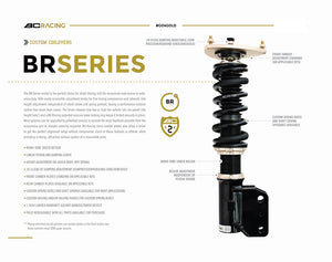 BR Type BC racing coilover features for the Mazda3